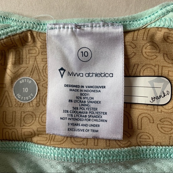 Ivviva Lululemon Blue Flowy Double-strap Tank - Picture 5 of 8